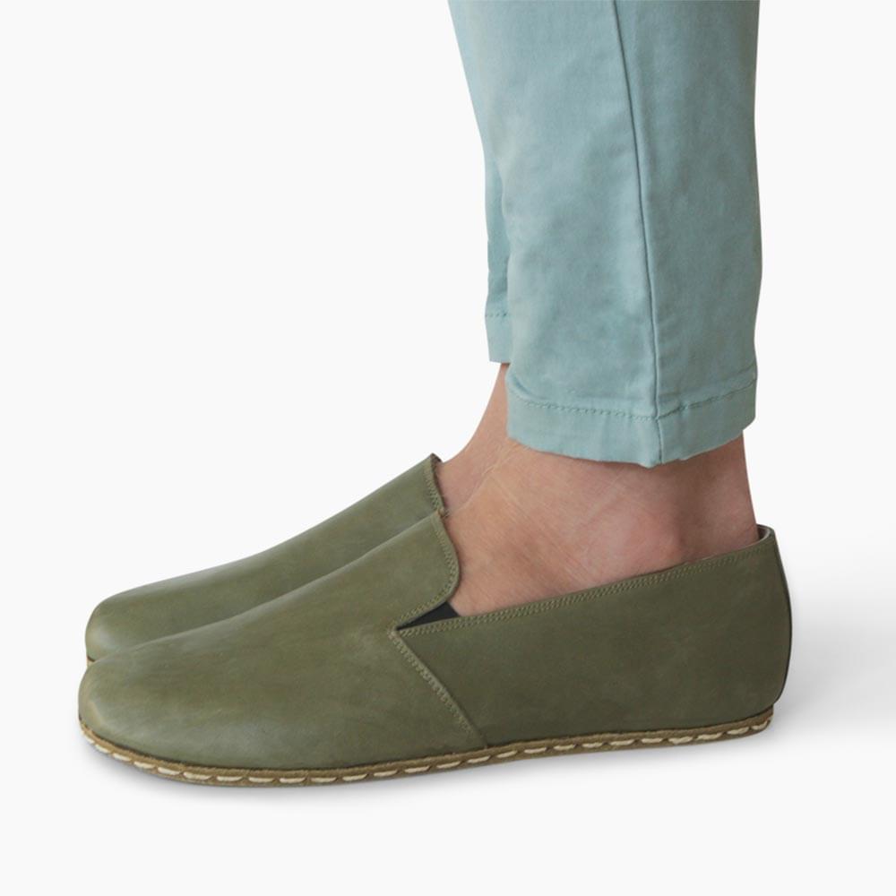 Mens ATL WALK-STEP waterproof / Dark olive | Tops For Shoes